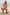 Mãe e filha na praia com looks iguais na estampa Xadrez Rosa da Lili Sampedro