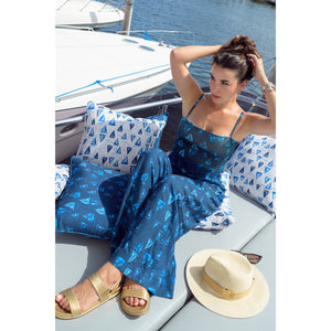 Calça Collab Nautica Charada Conceito Azul Marinho
