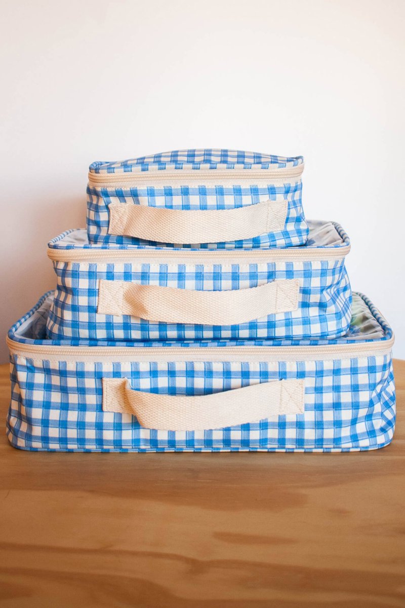 Organizadores de Mala Vichy Azul