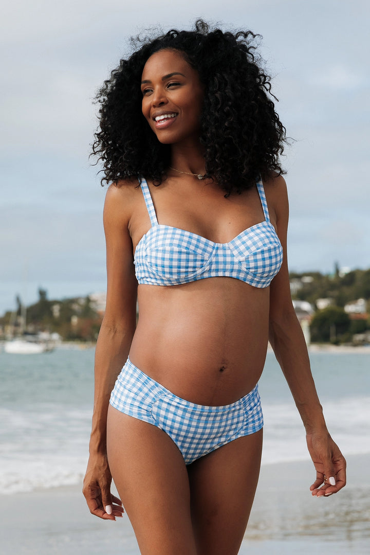 Calcinha Juliana Vichy Azul