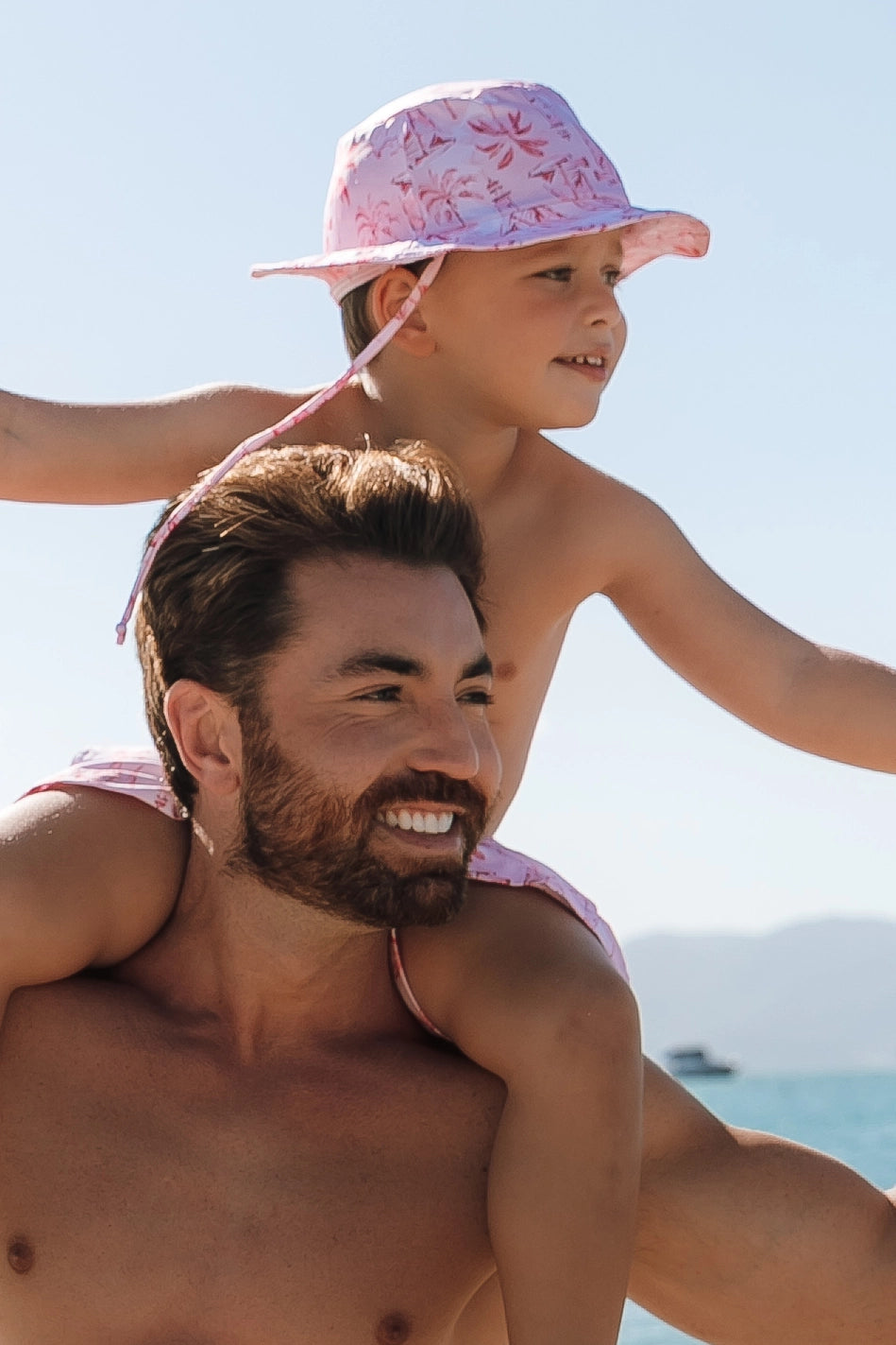 Chapéu de Praia Infantil com Proteção UV Veleiros
