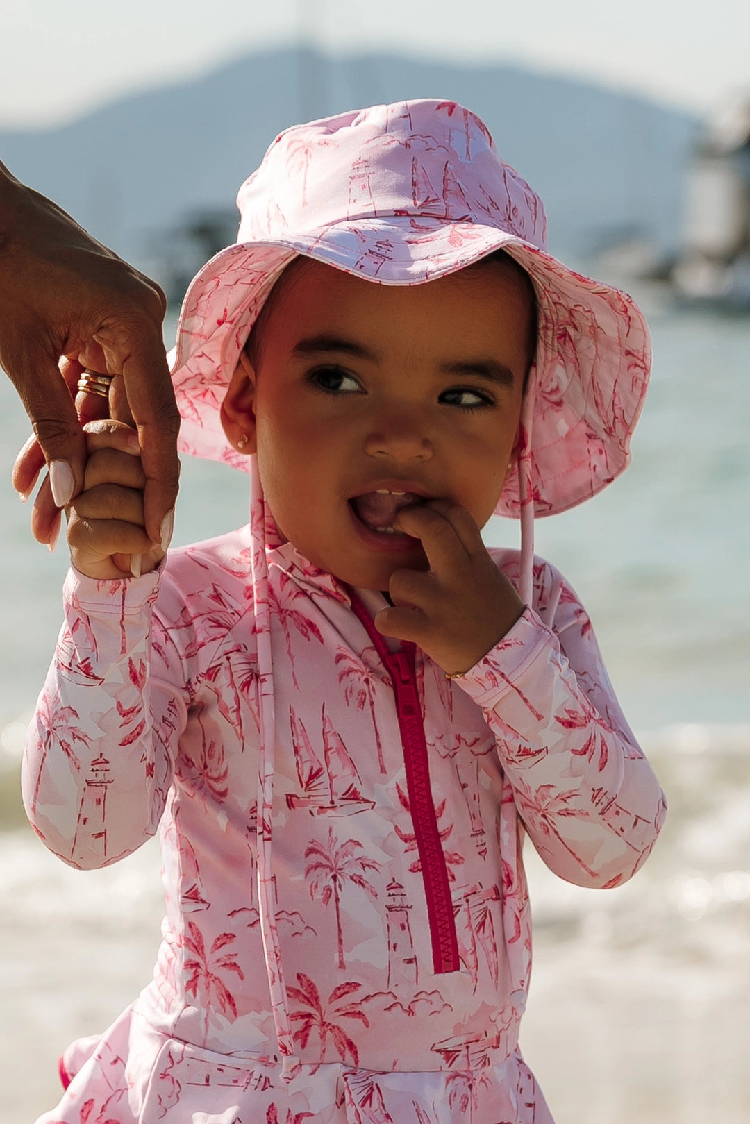 Chapéu de Praia Infantil com Proteção UV Veleiros