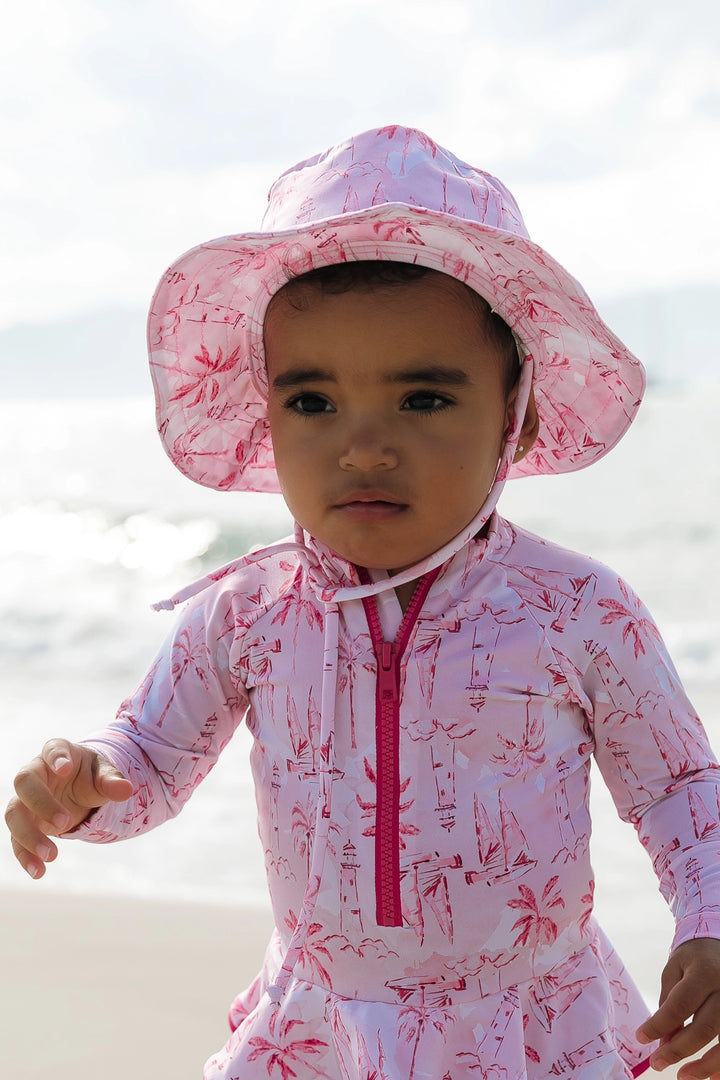 Chapéu de Praia Infantil com Proteção UV Veleiros