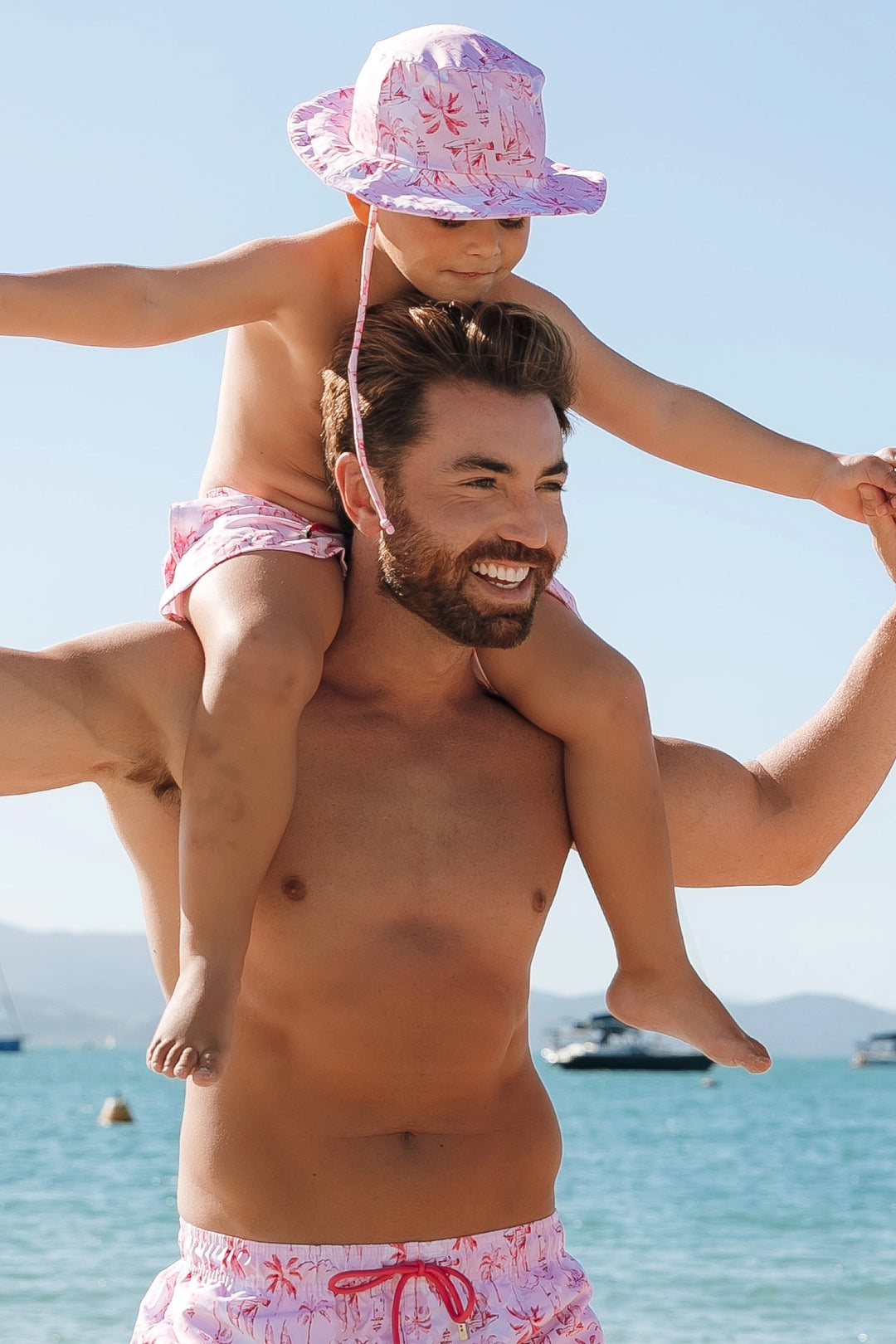 Chapéu de Praia Infantil com Proteção UV Veleiros