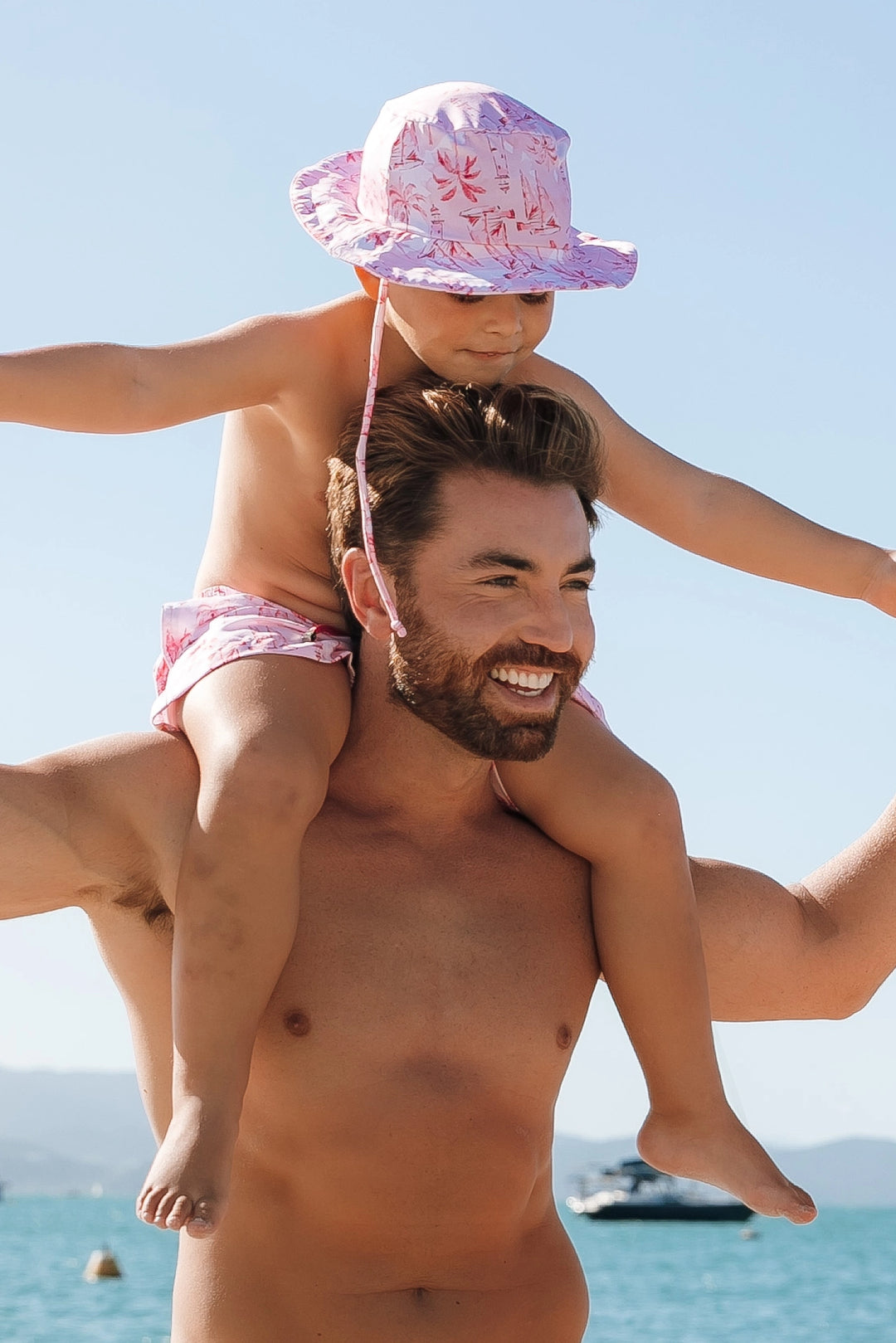 Chapéu de Praia Infantil com Proteção UV Veleiros