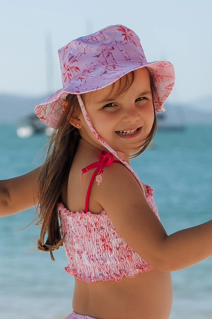 Chapéu de Praia Infantil com Proteção UV Veleiros