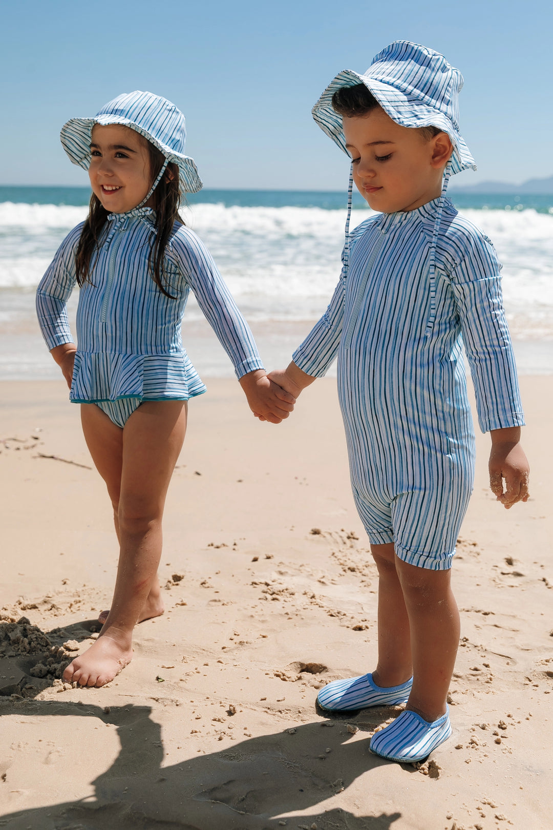 Maiô Tati Listras Azul Claro