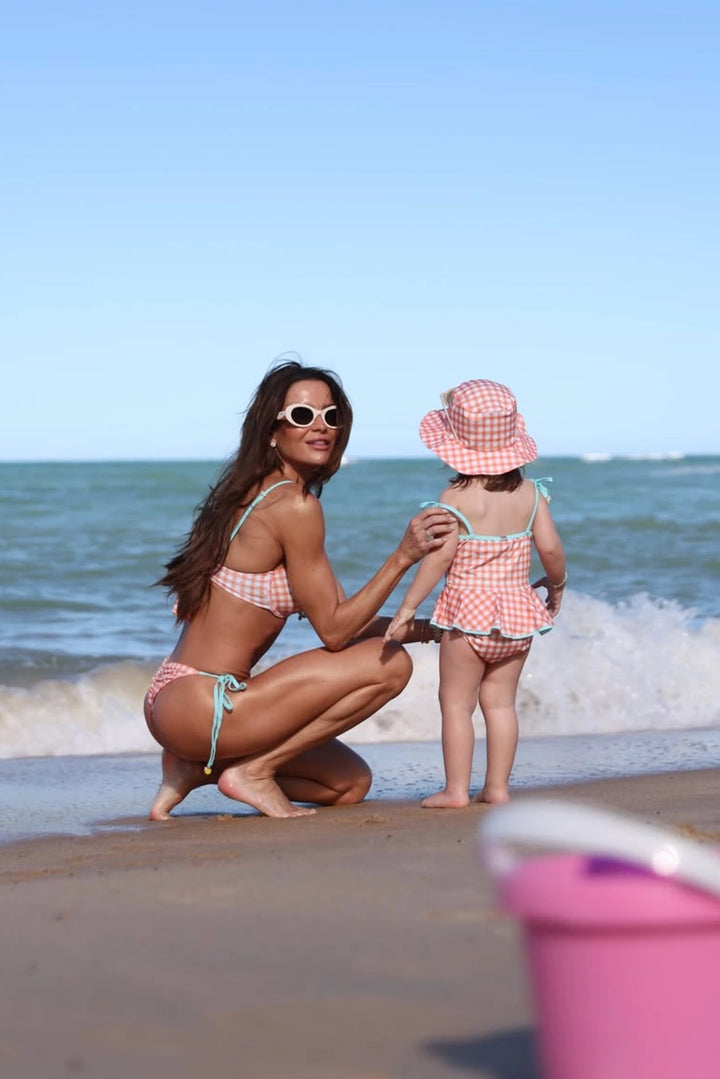 Calcinha Lucy Vichy Laranja