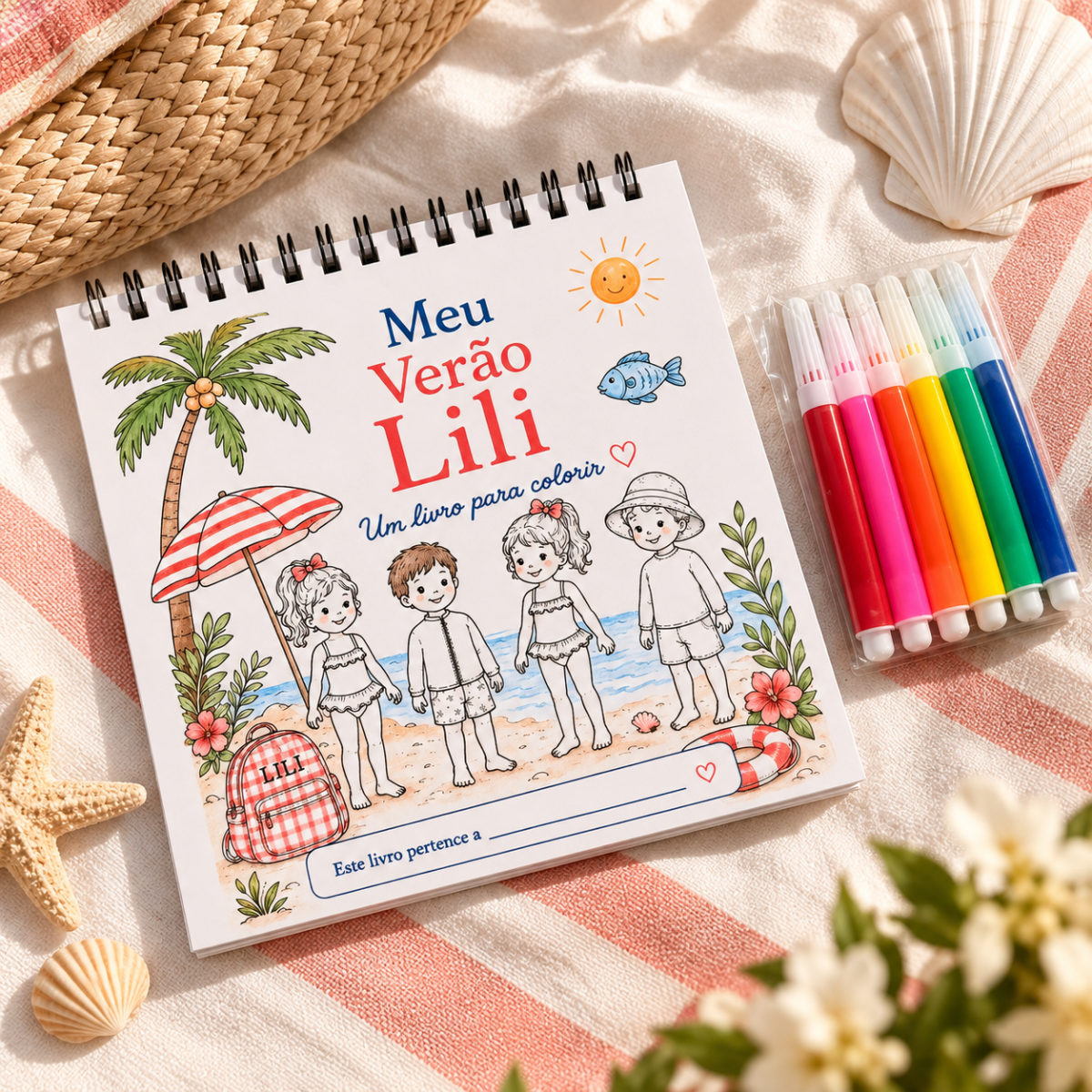 Livro de Colorir Dia das Crianças Lili - Lili Sampedro