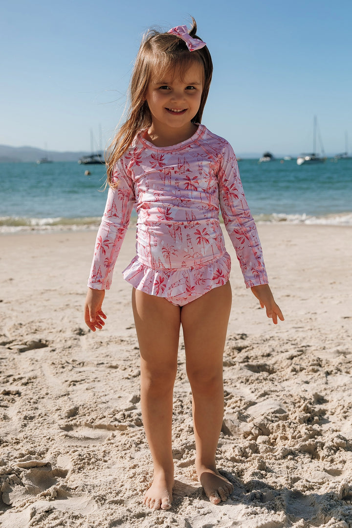 Camiseta Infantil Proteção UV Veleiros