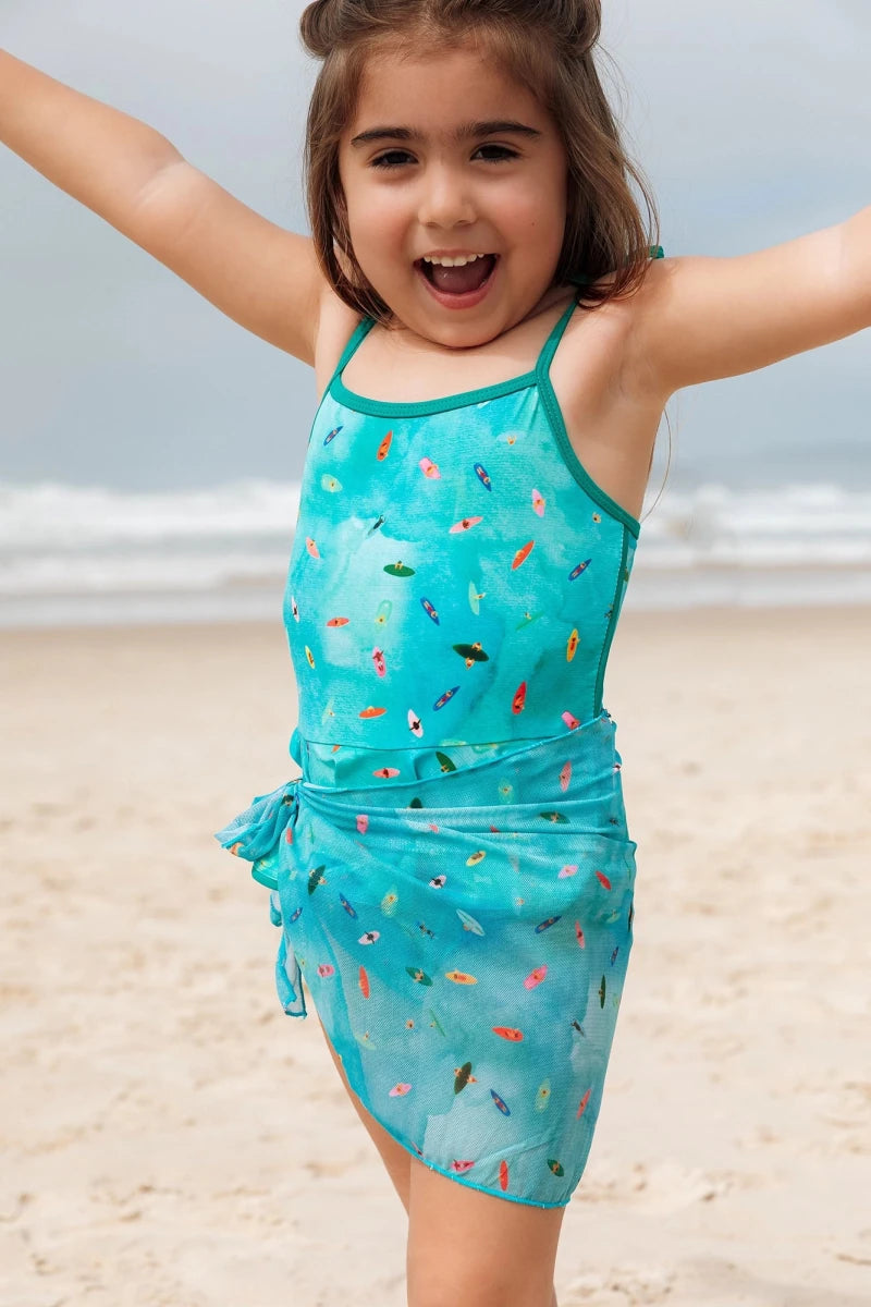 Pareô Infantil Mar