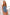 maio de um ombro em estampa exclusiva istras azul marinho da lili sampedro 
