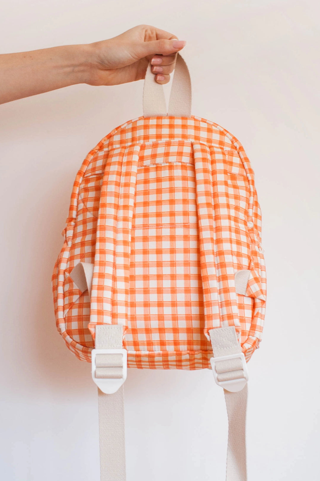 Mochila Infantil Vichy Laranja