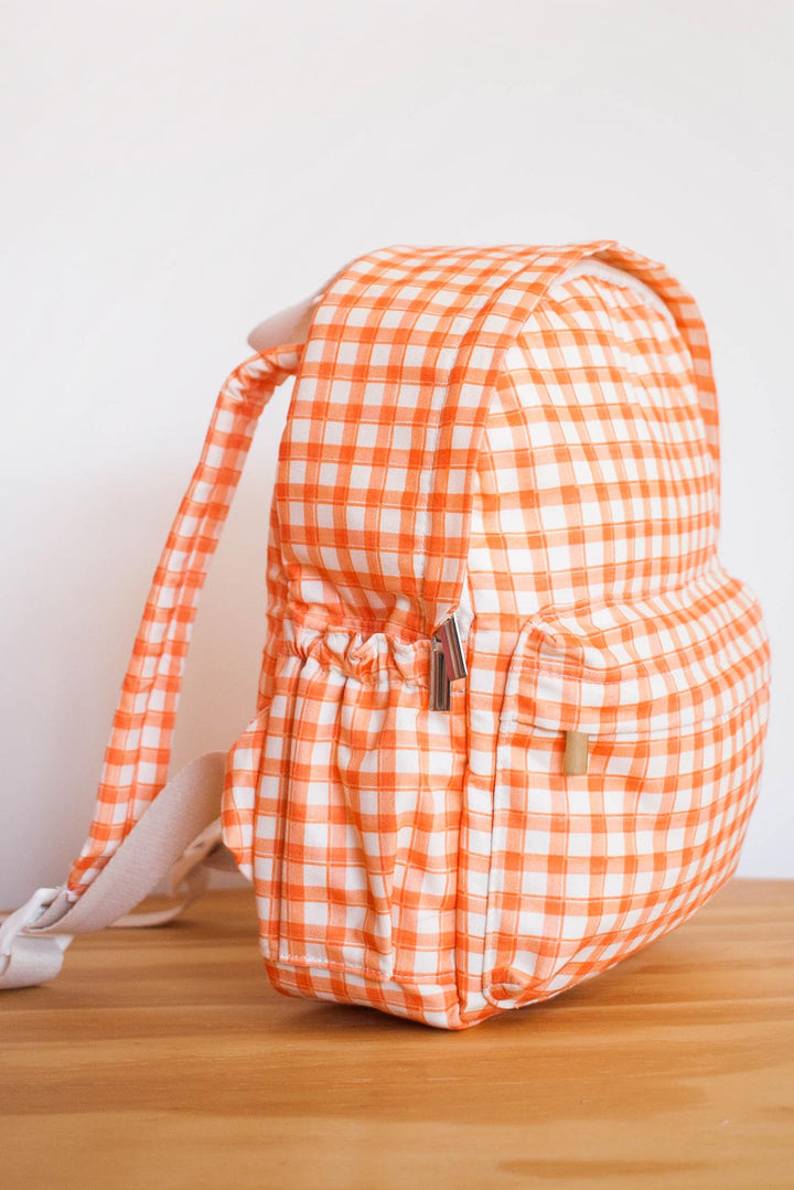 Mochila Infantil Vichy Laranja