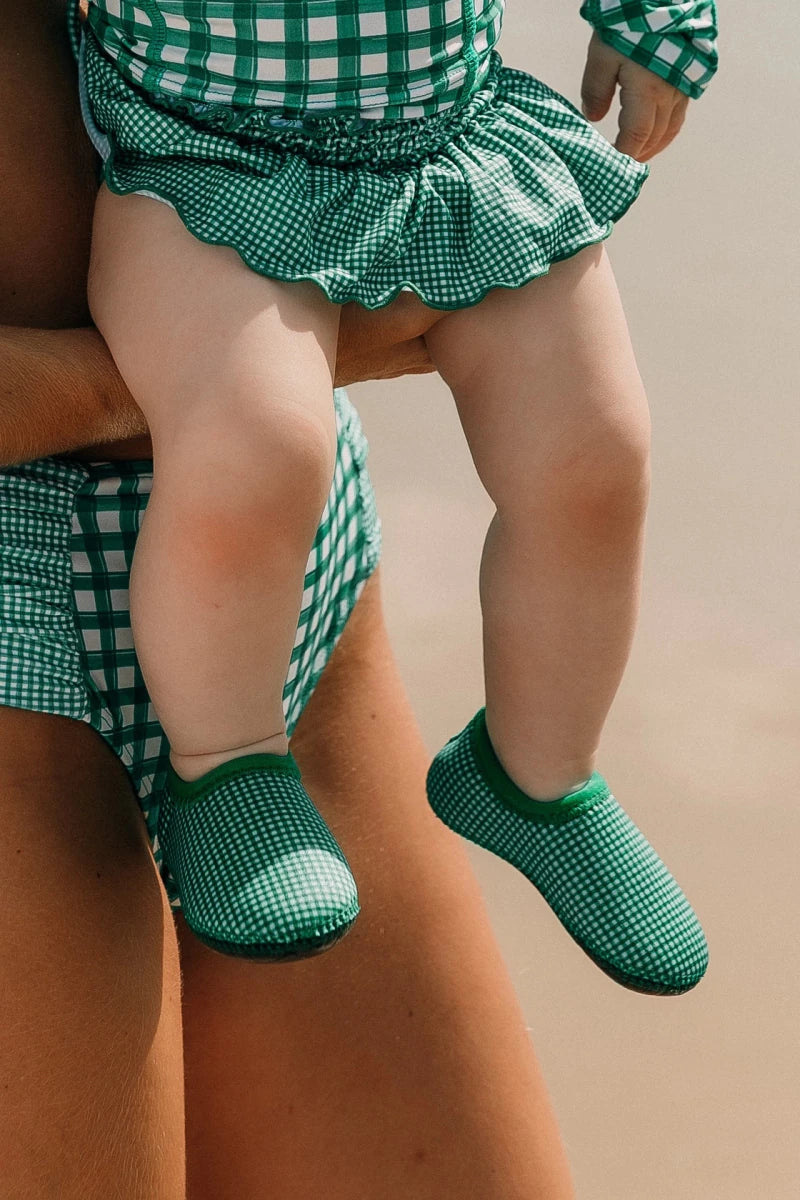 Sapatinho Neoprene Nico Vichy Verde