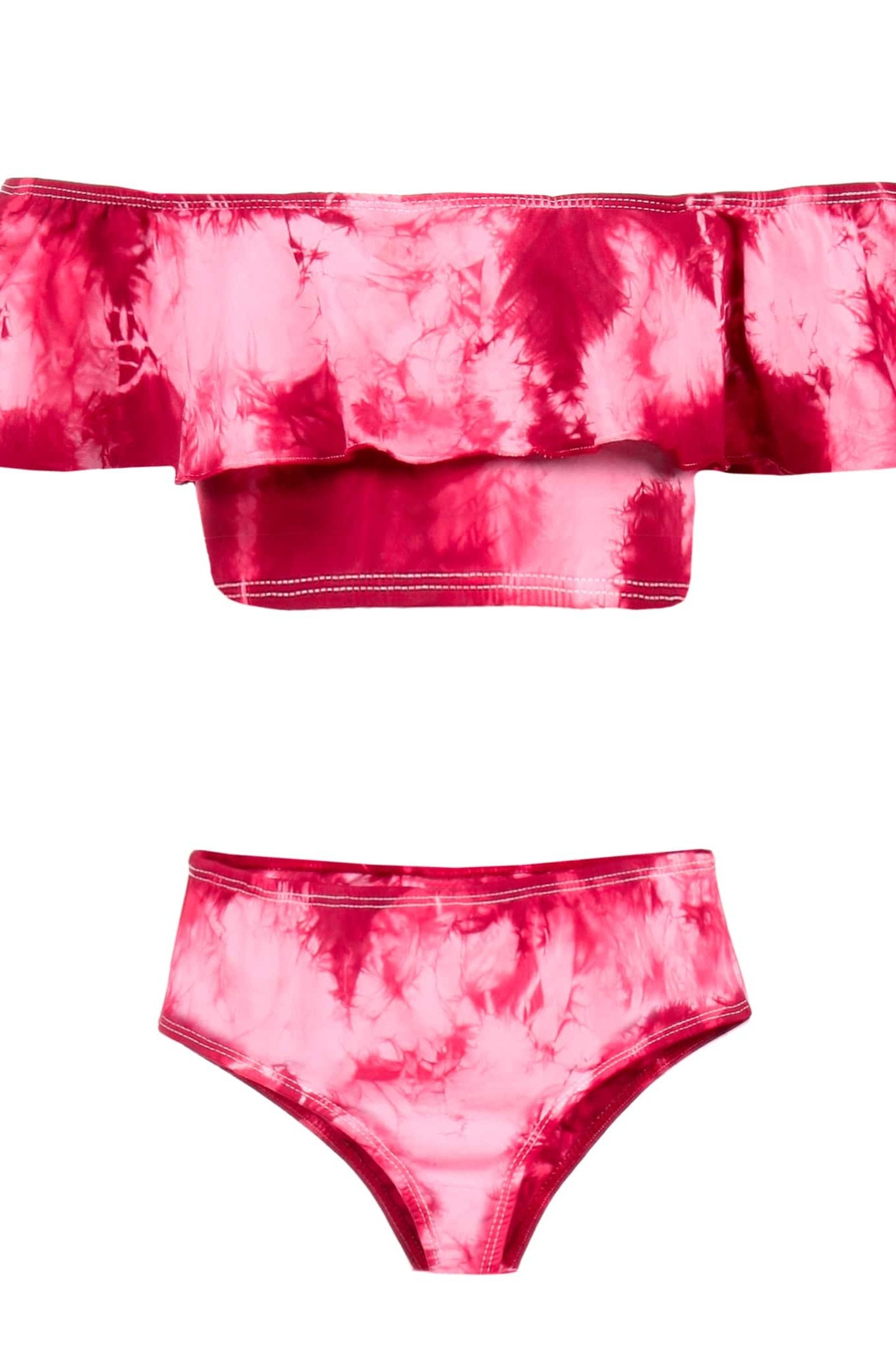 Biquíni Adolescente Bianca Tie Dye Marsala da Lili Sampedro