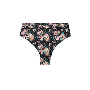 Calcinha Hot Pants com Cintura Alta e Corte Asa Delta na Estampa Floral