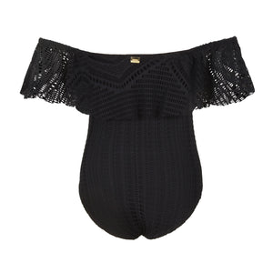 Maiozinho Infantil Tipo Ciganinha Olivia de Renda Preto