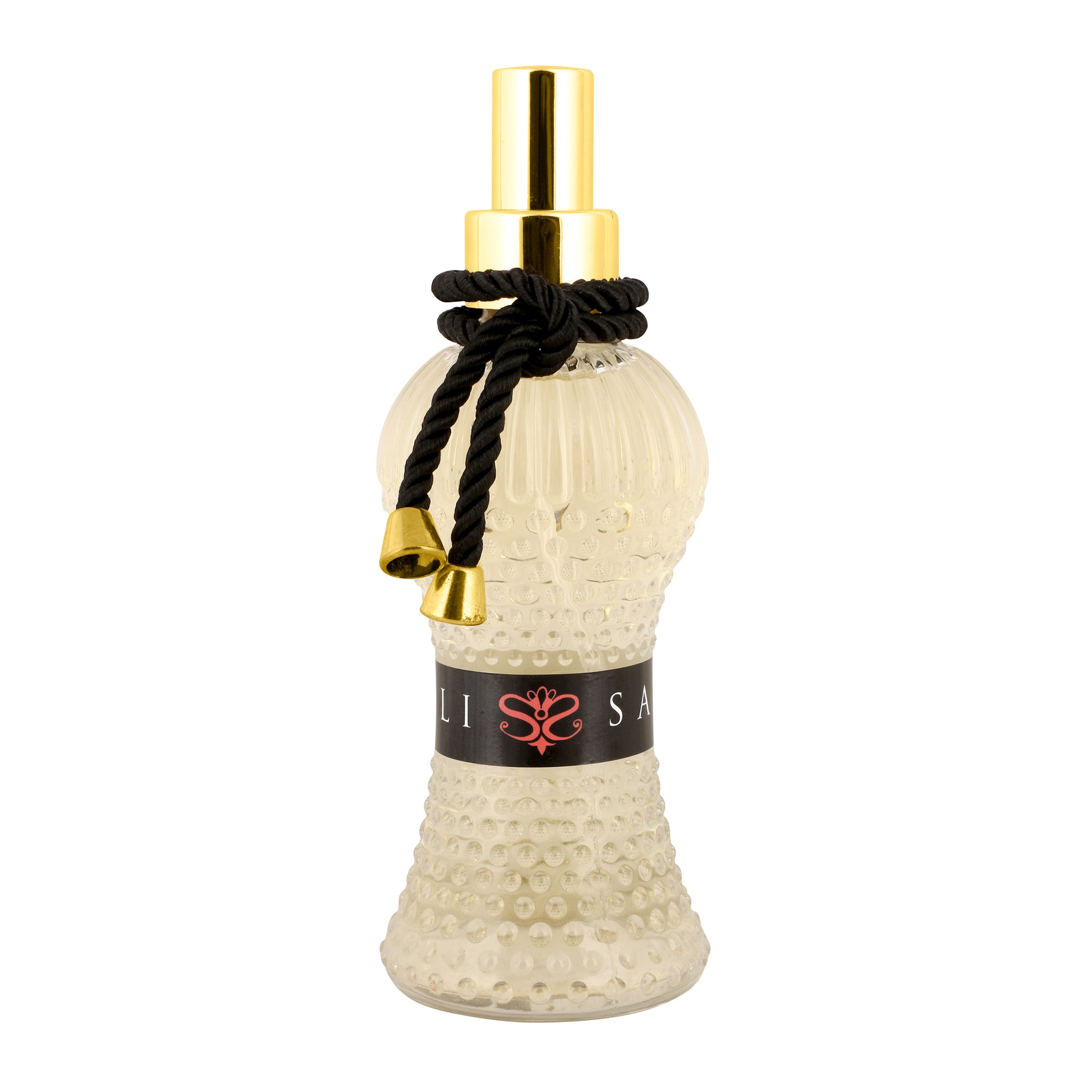 Home Spray com Perfume Exclusivo da Lili Sampedro em um Frasco de Vidro Texturizado