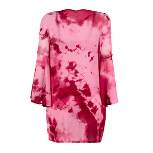 Saída de Praia Feminina Aurora Tie Dye Marsala Lili Sampedro Moda Praia