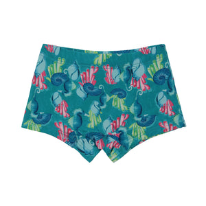 Sunguinha Infantil Masculina Moda Praia da Lili Sampedro na Estampa Cavalo Marinho