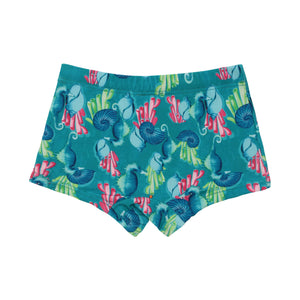 Sunguinha Infantil Masculina Moda Praia da Lili Sampedro na Estampa Cavalo Marinho